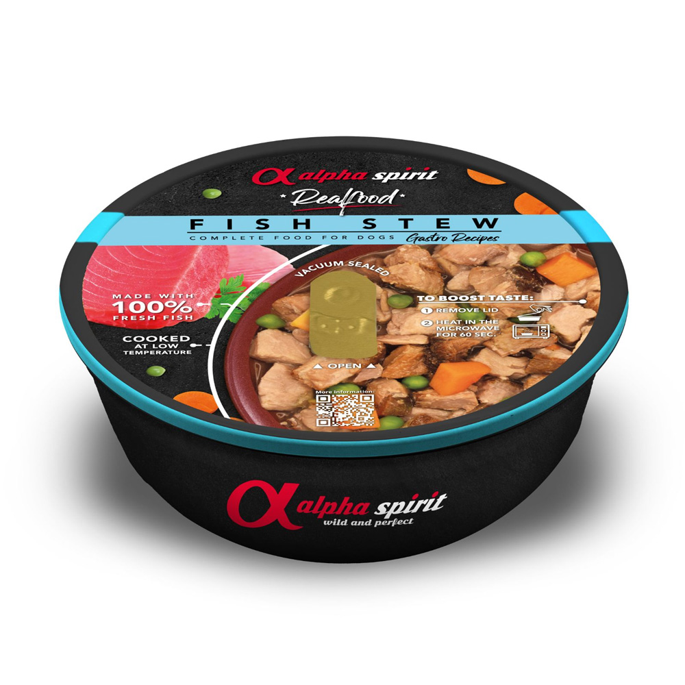 Alpha Spirit Real Food Karma Mokra dla Psa MIX 16x280g